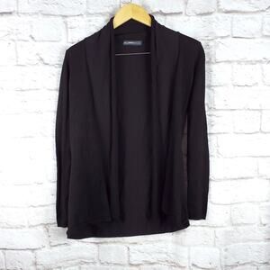 Zara Knit small black cardigan sweater